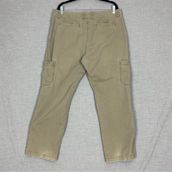 Denver Hayes Cargo Pants 100% Cotton 38X30 Beige - Picture 3 of 12